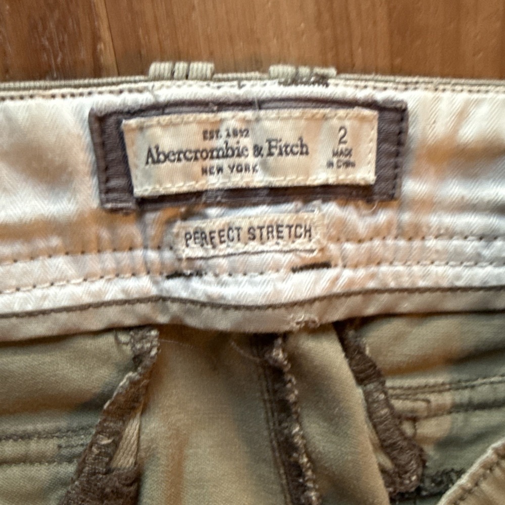 Lot of 3 Vintage Abercrombie & American Eagle Shorts Sz 2 Bella Swan Y2K 00's - Picture 10 of 16